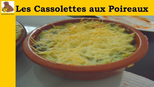 Cassolettes aux Poireaux
