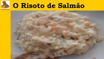 risoto de salmão