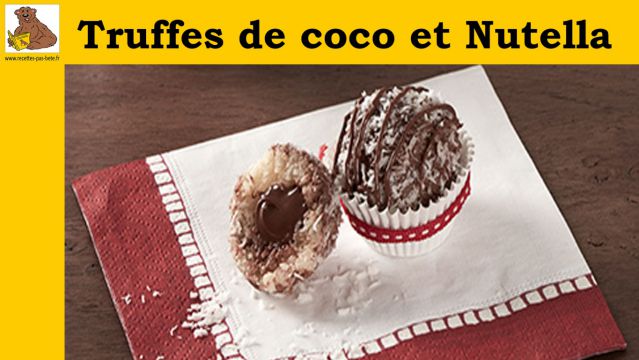 Truffes de coco et Nutella