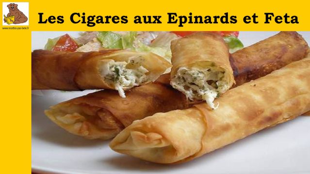 Les Cigares aux Epinards et Feta