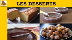 Les recettes de Desserts