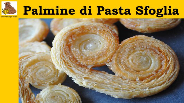 Palmine di Pasta Sfoglia